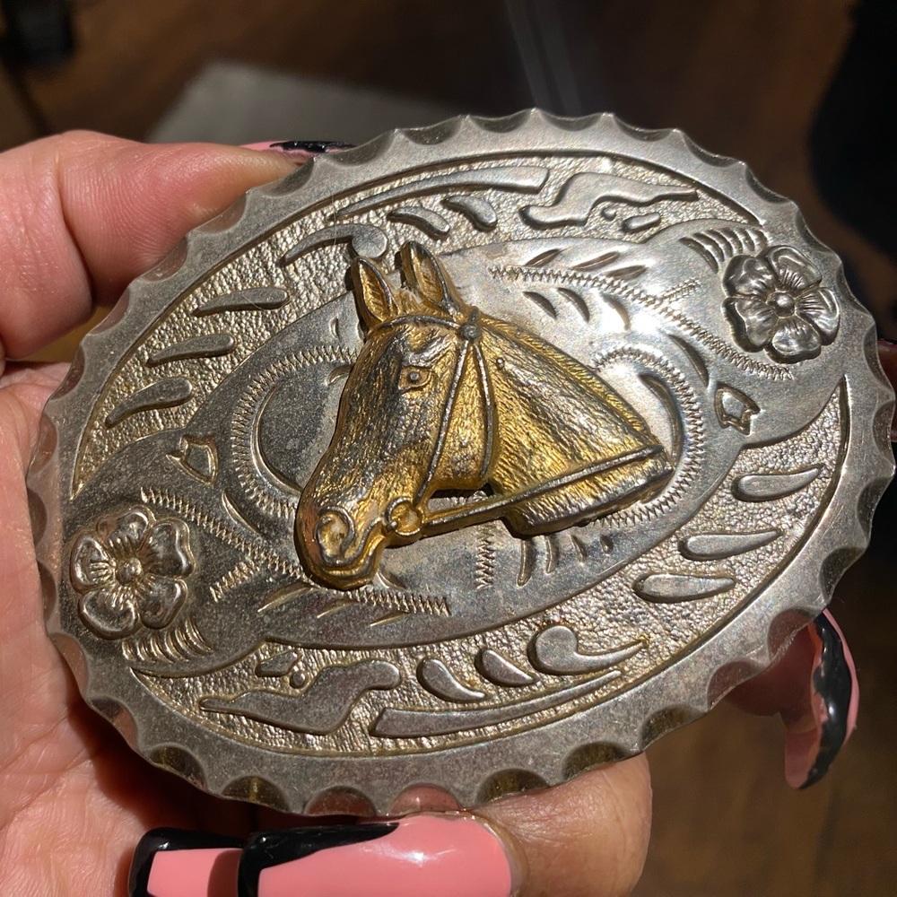 Vintage Men's Buckle Belt